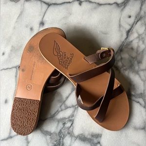 Ancient Greek Sandals Axia Slides // Size 36